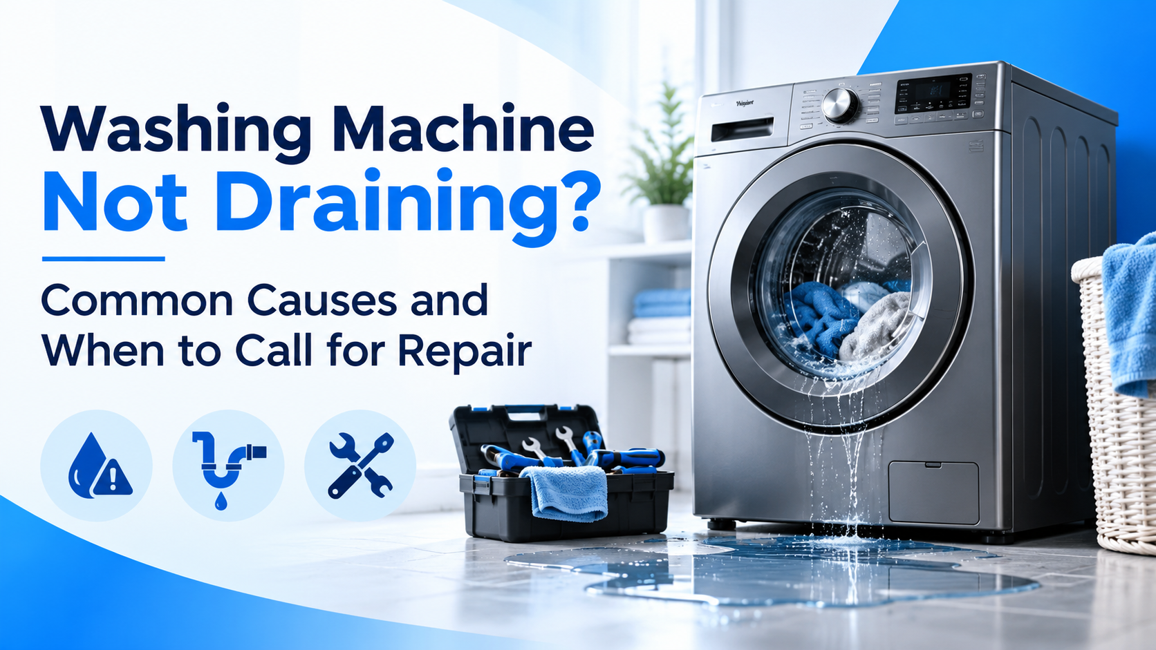 Washing Machine Not Draining? Common Causes and When to Call for Repair - Appliance Doctor WI
